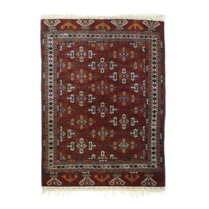Late 19th Century Antique Turkmen Rug 4'4'' X 6'2''