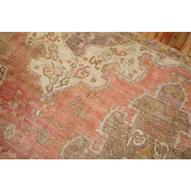 Pink Early 20th Century Zabihi Collection Large Scale Pink Turkish Kars Oversize Rug - 11'11" x 15' For Sale - Image 8 of 12