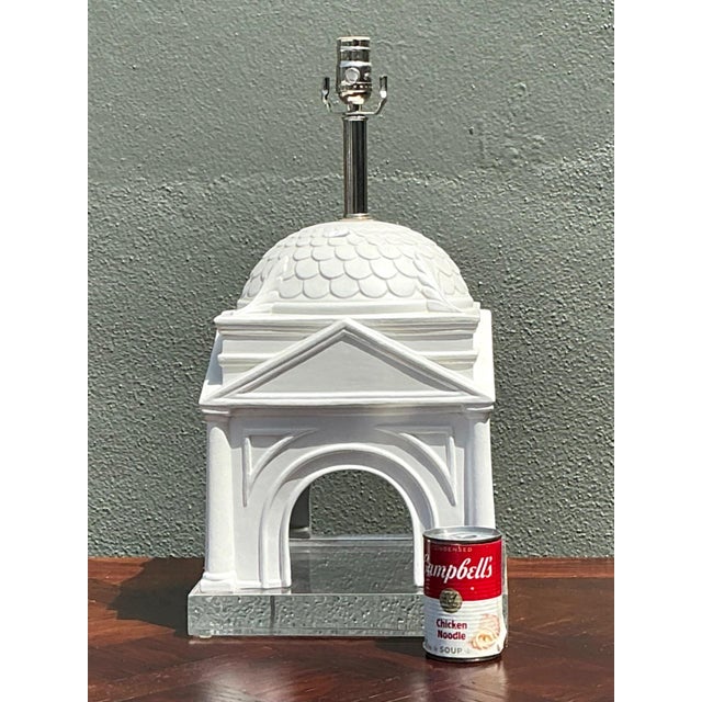 Vintage Architectural Ceramic Table Lamp For Sale - Image 15 of 17