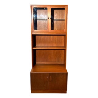 Mid-Century Modern Teak Display Cabinet For Sale