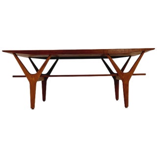 Mid-Century Danish Teak Coffee Table by Henning Kjaernulf, 1960s For Sale