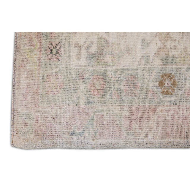 Turkish Oriental Hand Knotted Rug Turkish Anatolian 4'1" x 5'6" For Sale - Image 3 of 6