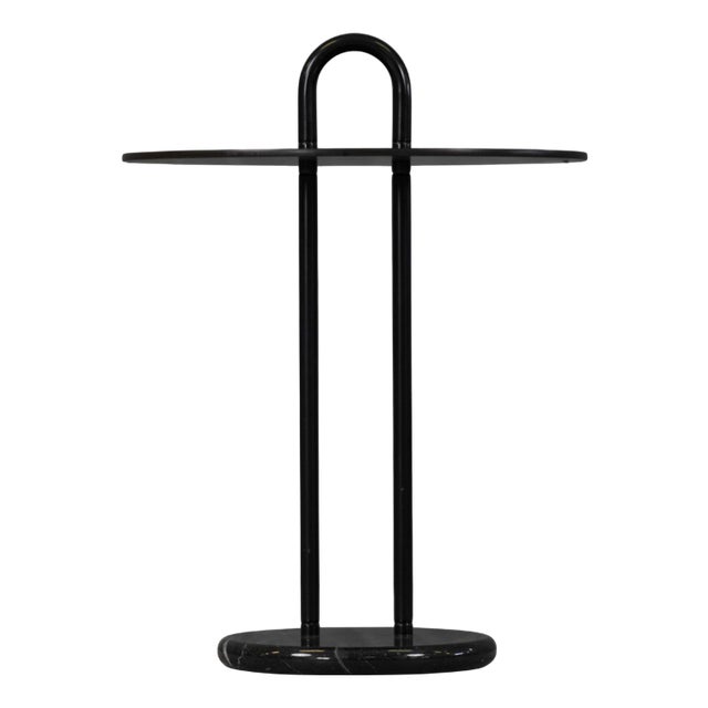 Vintage Marble Base Coffee Table by Vico Magistretti for Cattelan, Italy, 1980s For Sale