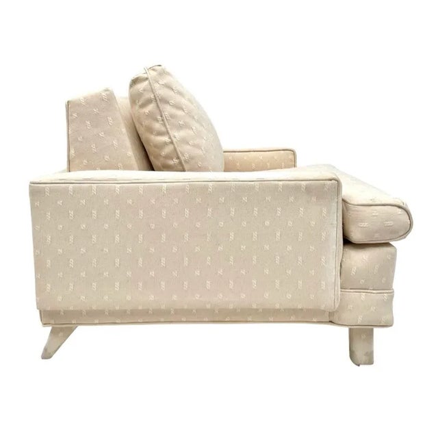 1950s 1950's Fully Upholstered Custom Club Lounge Chair For Sale - Image 5 of 13