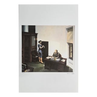 After Edward Hopper, Office at Night, 1990s, Print For Sale