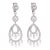Boucheron 8.30 Carat Diamond 18k White Gold Drop Earrings, A Pair For Sale