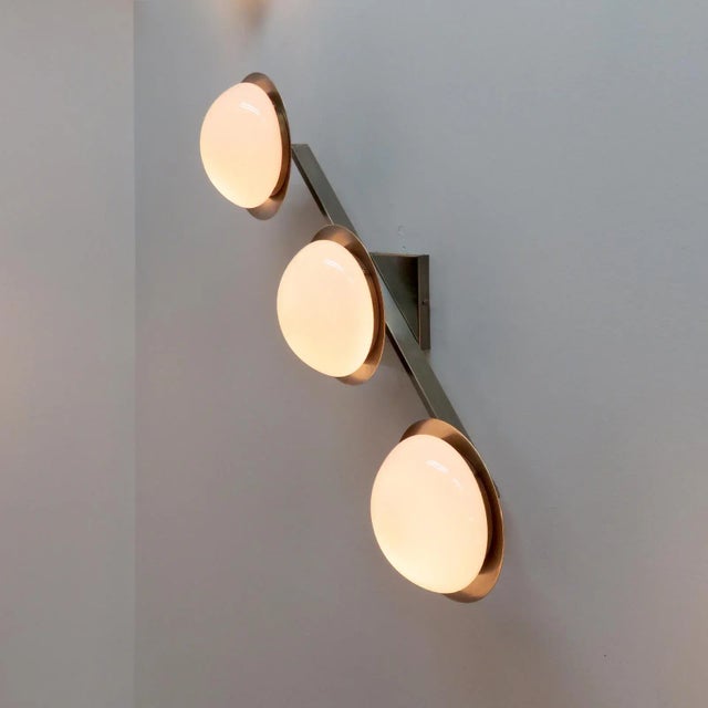 Metal Arraid Flushmount Light by Gallery L7 For Sale - Image 7 of 11