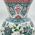 American Handmade Ceramic “Kandil” Vase (30cm) – Classic Ottoman Form – Polychrome Red & Green Floral Art For Sale - Image 3 of 9