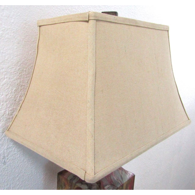 Pair of Uttermost Colorful Flowers Print Table Lamps, 27678 For Sale In Miami - Image 6 of 12