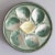 Antique French Saint Clément Majolica Blue Green & Yellow Lemon Wedge Oyster Plate For Sale In Houston - Image 6 of 6