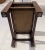Wood Antique English Country / Ralph Lauren Style Needlepoint Footstool – Petite Rustic Stool For Sale - Image 7 of 7