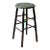 Vintage Painted Wood Stool For Sale