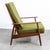 Mid-Century Modern 1960s Mid Century Danish Modern Lounge Chair Armchair Green Arms MCM Denmark Highback For Sale - Image 3 of 12