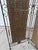 1980s Vintage Wrought Iron & Woven Rattan Folding Room Divider Screen For Sale - Image 5 of 12