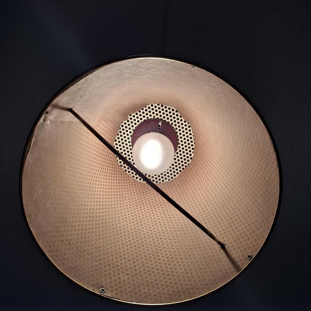 Pendant Lamp in Brass and Perforated Sheet Metal from Erco, 1960s For Sale - Image 12 of 18