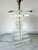 Pair of Vintage Modernist Stacked Lucite Table Lamps For Sale - Image 9 of 11
