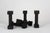 Wood Postmodern Candlesticks from Jérôme Thermopyles, 1980, Set of 5 For Sale - Image 7 of 8