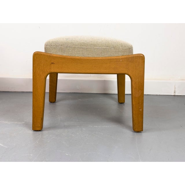 Wood Set of Danish Lounge Chair and Ottoman in Oak by Juul Kristensen, 1970s For Sale - Image 7 of 18