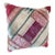 One-of-a-Kind Indian Silk Sari Pillow, Metallic Zari Embroidery, 1980 For Sale