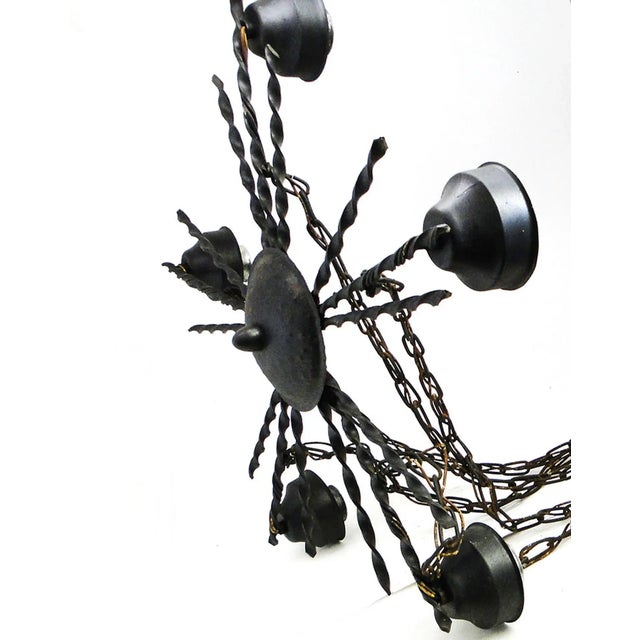 1970s Mid-Century Chandelier, Poland, 1970s For Sale - Image 5 of 7