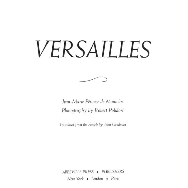 Paper "Versailles" 1991 Perouse De Montclos, Jean-Marie For Sale - Image 7 of 10