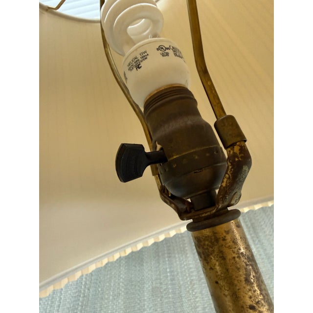 Mid 20th Century Vintage Chinoiserie Hand Painted Table Lamp For Sale - Image 5 of 12