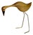 Milwerk Mid-Century Modern Handcrafted Wood Heron Sculpture, 2022 For Sale