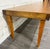 Wood Vintage Mid Century Modern 84 Inch Solid Oak Bench For Sale - Image 7 of 12