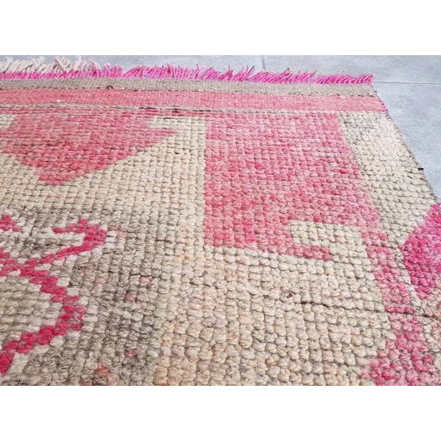 Handmade Wool Rug, 1960s For Sale - Image 10 of 11