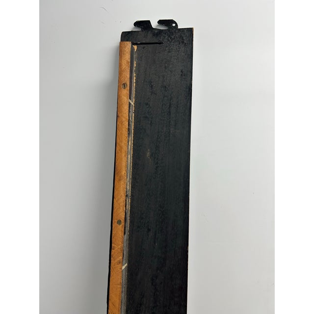 Vintage Mid-Century Full Size Black Lacquered Bed For Sale - Image 11 of 12