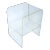 Lucite Table With Storage Shelf, in the Modern Style, Late 20th Century For Sale