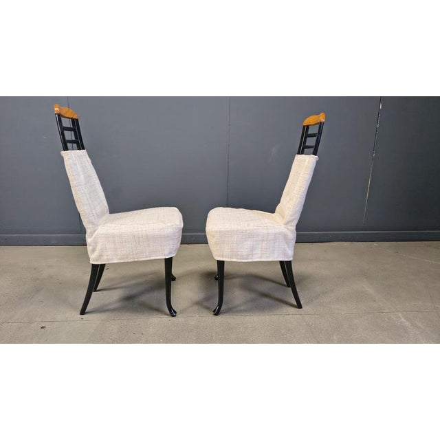 Vintage Dining Chairs attributed to Giorgetti, 1970s, Set of 6 For Sale - Image 4 of 17