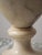 2000 - 2009 Large Vintage Cream Marble Lamp For Sale - Image 5 of 8