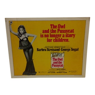 "The Owl and Pussycat" Vintage Movie Poster 1970 For Sale