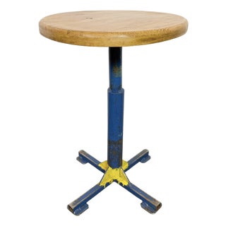 Vintage Industrial Workshop Stool, 1960s For Sale