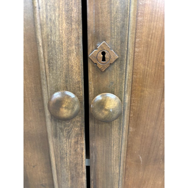 Victorian Antique Victorian Eastlake Aesthetic Movement Wardrobe Armoire Hall Cupboard For Sale - Image 3 of 15