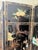 Vintage Chinese Black Lacquer 4-Panel Folding Screen Room Divider - Soapstone & Mother-of-Pearl Inlay For Sale - Image 16 of 18