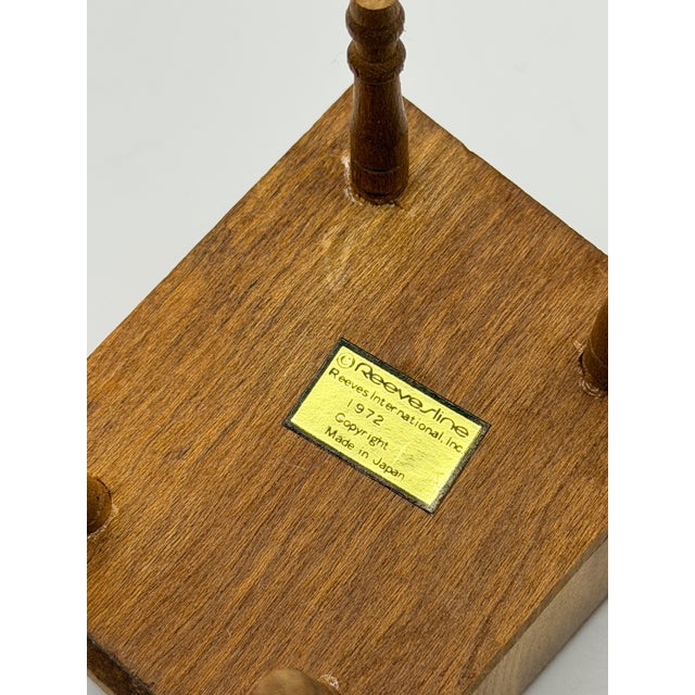 Vintage Reevesline Miniature Bedroom Furniture Set, 1:12 Scale, Made in Japan, 1972 For Sale In Chicago - Image 6 of 8