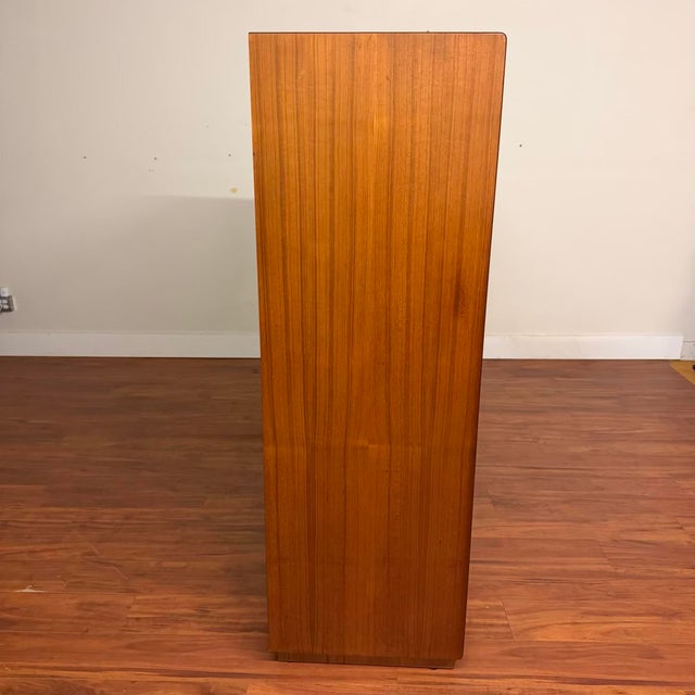 Wood Mid-Century 3 Door Teak Wardrobe by White & Newton For Sale - Image 7 of 17