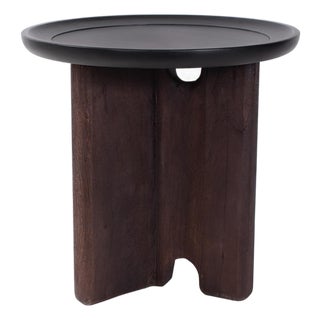 Rounded Bollack Tray Side Table For Sale