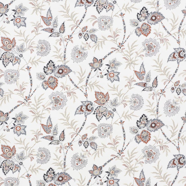 Contemporary Sample - Schumacher Emperor's Vine Wallpaper in Neutral For Sale - Image 3 of 4