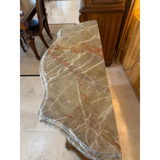 Mid-20th Century Italian Colombo Mobili French Napoleon III Style Marquetry Credenza For Sale - Image 10 of 12