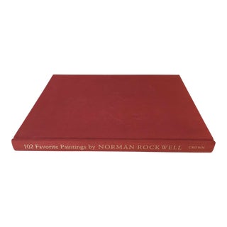 1978 “102 Favorite Paintings” by Normal Rockwell Illustrated Book For Sale