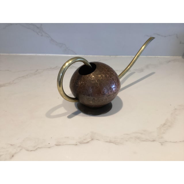 Mid-Century Modern Small Copper Bonsai Watering Can, 1960s For Sale - Image 3 of 8