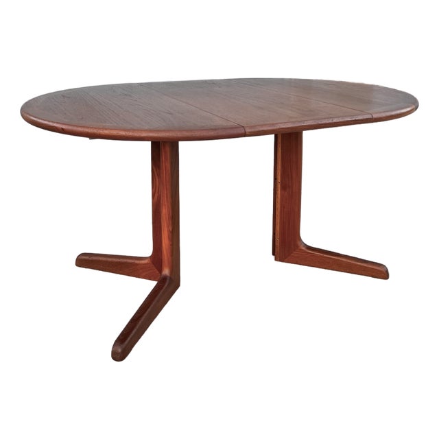 Mid Century Danish Modern Extendable Teak Dining Table | by Sun Cabinet For Sale