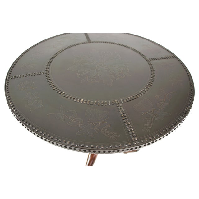 Early 21st Century Vintage Theodore Alexander Pedestal Side Table For Sale - Image 5 of 14