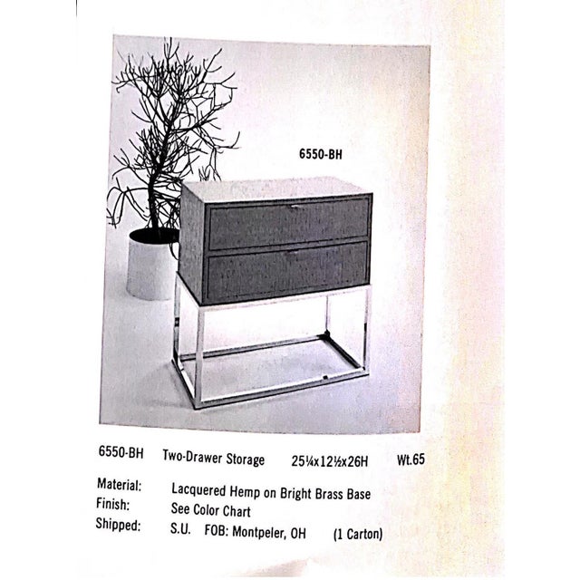Vintage Bamboo Rattan Chest Drawers End Tables / Night Stands Milo Baughman For Sale In Chicago - Image 6 of 7