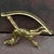 Metal Vintage Brass Rocking Horse For Sale - Image 7 of 8