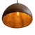 Vintage iron pendant light crafted from a hand-forged bowl from early–mid 20th century India. Such vessels were...