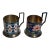 Mid-20th Century 916 Silver Cups - A Pair For Sale